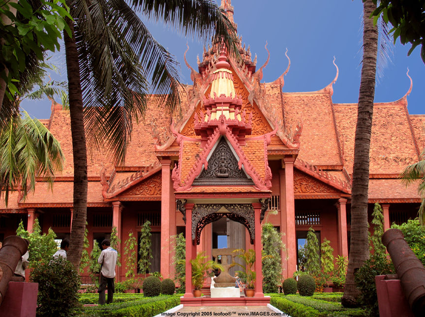 Cambodian museum at Phnom Penh city