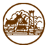 Logo and emblem of Wat Suthat Thepwararam Buddhist Temple, Bangkok, Thailand