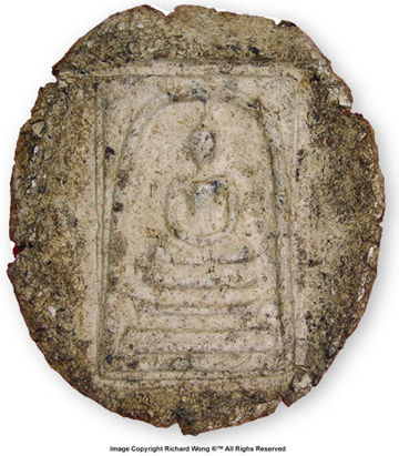 An original old mold for producing a Thai Soomdej WRK Amulet